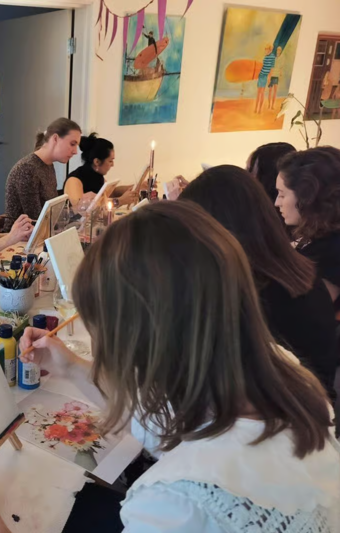 Painting Class: Paint & Connect